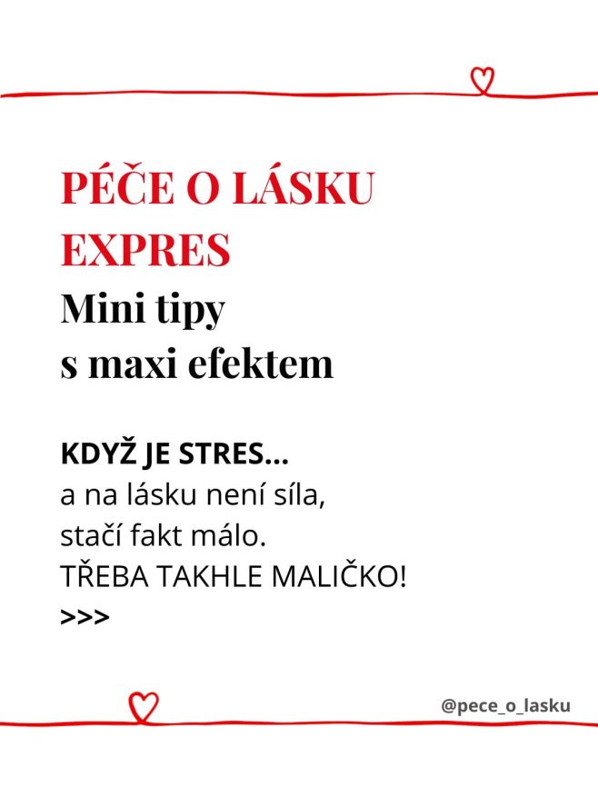 ❤️ Super expresní péče o lásku, když je stres a únava, zabere 2 - 3 minuty max! ❤️ Mrkněte na pár osvědčených mini tipů s...